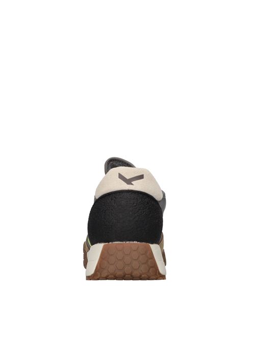 Sneakers in suede and fabric KEH NOO | S00KM9718OFF WHITE-GRIGIO SCURO
